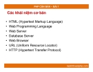 PHP CĂN BẢN –   BÀI 1