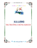 Bài giảng Thị trường chứng khoán