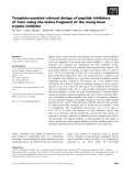 Báo cáo khoa học: Template-assisted rational design of peptide inhibitors of furin using the lysine fragment of the mung bean trypsin inhibitor