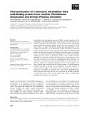 Báo cáo khoa học: Characterization of a hemocyte intracellular fatty acid-binding protein from crayﬁsh (Pacifastacus leniusculus) and shrimp (Penaeus monodon)