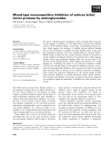 Báo cáo khoa học: Mixed-type noncompetitive inhibition of anthrax lethal factor protease by aminoglycosides