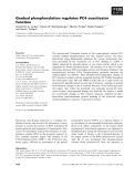 Báo cáo khoa học: Gradual phosphorylation regulates PC4 coactivator function
