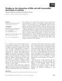 Báo cáo khoa học: Studies on the interaction of Nile red with horseradish peroxidase in solution