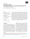 Báo cáo khoa học: From heart to mind The urotensin II system and its evolving neurophysiological role