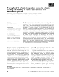Báo cáo khoa học: Tryptophan 243 affects interprotein contacts, cofactor binding and stability in D-amino acid oxidase from Rhodotorula gracilis