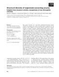 Báo cáo khoa học: Structural diversity of angiotensin-converting enzyme Insights from structure–activity comparisons of two Drosophila enzymes