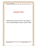 LUẬN VĂN  Đánh giá công tác quản lí văn bản đi – đến và lập hồ sơ tại Ủy ban nhân dân phường 4, quận 6, Tp. Hồ Chí Minh công tác quản lí văn bản đi – đến và lập hồ sơ tại Ủy ban nhân dân phường 4, quận 6, Tp. Hồ Chí MinhGVHD: Trần Thị NhànSVTH: Lê Thị Quyên1.Báo cáo thực tập tốt nghiệpPHẦN MỞ ĐẦU Trong công cuộc đổi 