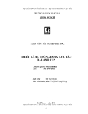 Tóm tắt Luận văn tốt nghiệp: Thiết kế hệ thống động lực tàu dầu 6500 tấn lắp 01 máy chính G8300ZC32B, công suất 2427(cv), vòng quay 615 (v/p)