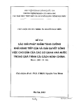 Các giải pháp nhằm tăng cường khả năng tiếp cận và giải quyết công việc cho dân của cơ quan nhà nước trong quá trình cải cách hành chính