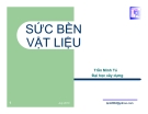 Bài giảng Sức bền vật liệu (ĐH Xây dựng) - Chương 4 Đặc trưng hình học mặt cắt phẳng