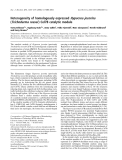 Báo cáo khóa học:  Heterogeneity of homologously expressed Hypocrea jecorina (Trichoderma reesei ) Cel7B catalytic module