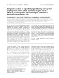 Báo cáo khoa học:  Comparative analysis of high-afﬁnity ligand binding and G protein coupling of the human CXCR1 chemokine receptor and of a CXCR1–Gi2a fusion protein after heterologous production in baculovirus-infected insect cells