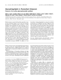 Báo cáo khoa học: Glycosphingolipids in Plasmodium falciparum Presence of an active glucosylceramide synthase