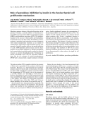 Báo cáo khoa học: Role of peroxidase inhibition by insulin in the bovine thyroid cell proliferation mechanism