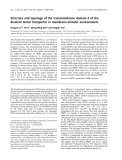 Báo cáo khoa học:  Structure and topology of the transmembrane domain 4 of the divalent metal transporter in membrane-mimetic environments