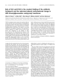 Báo cáo khoa học: Role of K22 and R120 in the covalent binding of the antibiotic fosfomycin and the substrate-induced conformational change in UDP-N-acetylglucosamine enol pyruvyl transferase