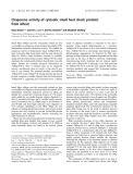 Báo cáo khóa học:  Chaperone activity of cytosolic small heat shock proteins from wheat