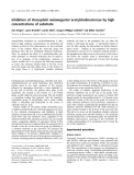 Báo cáo khoa học:  Inhibition of Drosophila melanogaster acetylcholinesterase by high concentrations of substrate