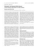 Báo cáo khoa học: Prokaryotic and eukaryotic DNA helicases Essential molecular motor proteins for cellular machinery