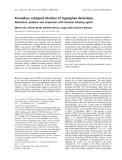 Báo cáo khoa học: Peroxidase catalyzed nitration of tryptophan derivatives Mechanism, products and comparison with chemical nitrating agents