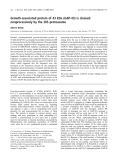 Báo cáo khoa học: Growth-associated protein of 43 kDa (GAP-43) is cleaved nonprocessively by the 20S proteasome