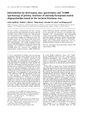 Báo cáo khóa học:  Determination by electrospray mass spectrometry and 1H-NMR spectroscopy of primary structures of variously fucosylated neutral oligosaccharides based on the iso-lacto-N-octaose core