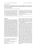 Báo cáo khoa học:  Selection of stably folded proteins by phage-display with proteolysis