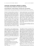 Báo cáo khóa học:  Escherichia coli thioredoxin inhibition by cadmium Two mutually exclusive binding sites involving Cys32 and Asp26