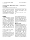 Báo cáo khoa học: Role of extracellular signal regulated kinase 5 in neuronal survival