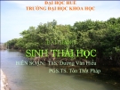 Bài giảng học về SINH THÁI HỌC