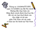 Thông tư 133/2004/TT-BTC ngày 31/12/2004 của Bộ Tài chính