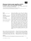 Báo cáo khoa học: Pleiotropy of leptin receptor signalling is deﬁned by distinct roles of the intracellular tyrosines