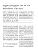 Báo cáo khoa học:  Context-dependent effects of proline residues on the stability and folding pathway of ubiquitin