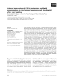 Báo cáo khoa học: Altered expression of CD1d molecules and lipid accumulation in the human hepatoma cell line HepG2 after iron loading