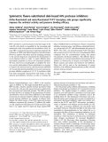 Báo cáo khoa học:Symmetric fluoro-substituted diol-based HIV protease inhibitors Ortho-fluorinated and meta-fluorinated P1/P1¢-benzyloxy side groups significantly improve the antiviral activity and preserve binding efficacyy