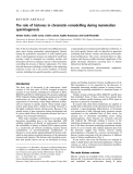 Báo cáo khoa học: The role of histones in chromatin remodelling during mammalian spermiogenesis