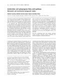 Báo cáo khoa học:  Escherichia coli cyclopropane fatty acid synthase Mechanistic and site-directed mutagenetic studies