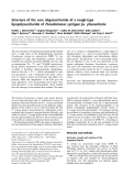 Báo cáo khoa học: Structure of the core oligosaccharide of a rough-type lipopolysaccharide of Pseudomonas syringae pv. phaseolicola