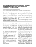 Báo cáo khoa học:  Natural-abundance isotope ratio mass spectrometry as a means of evaluating carbon redistribution during glucose–citrate cofermentation by Lactococcus lactis