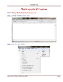 Hướng dẫn OrCAD 9.2 - Mạch nguyên lý Capture