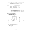 chương 7 Ứng dụng  khuếch đại thuật toán vào việc thiết kế các bộ lọc tần số thấp