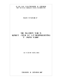 LUẬN ÁN TIẾN SĨ: NHỮNG CHUYỂN BIẾN KINH TẾ - CÃ HỘI CỦA TỈNH BÌNH DƯƠNG TỪ 1945 ĐẾN 2005