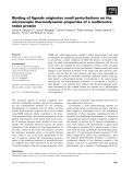 Báo cáo khoa học: Binding of ligands originates small perturbations on the microscopic thermodynamic properties of a multicentre redox protein