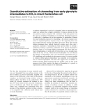 Báo cáo khoa học: Quantitative estimation of channeling from early glycolytic intermediates to CO2 in intact Escherichia coli