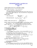 Đề thi thử đại học 2013 Môn Toán khối B Đề 5