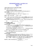 Đề thi thử đại học 2013 Môn Toán khối B Đề 11