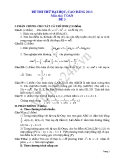 Đề thi thử đại học 2013 Môn Toán khối B Đề 3