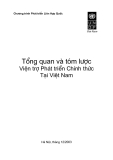 Tổng quan viện trợ phát triển chính thức cho Việt Nam