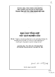 Nghiên cứu phương pháp luận và các giải pháp kỹ thuật cho hệ thống thông tin phục vụ công tác tư vấn, thẩm định và chuyển giao công nghệ trong môi trường Internet