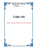  Luận văn đề tài : Thiết kế cung cấp điện cho nhà máy sản xuất tôn Phú Thành